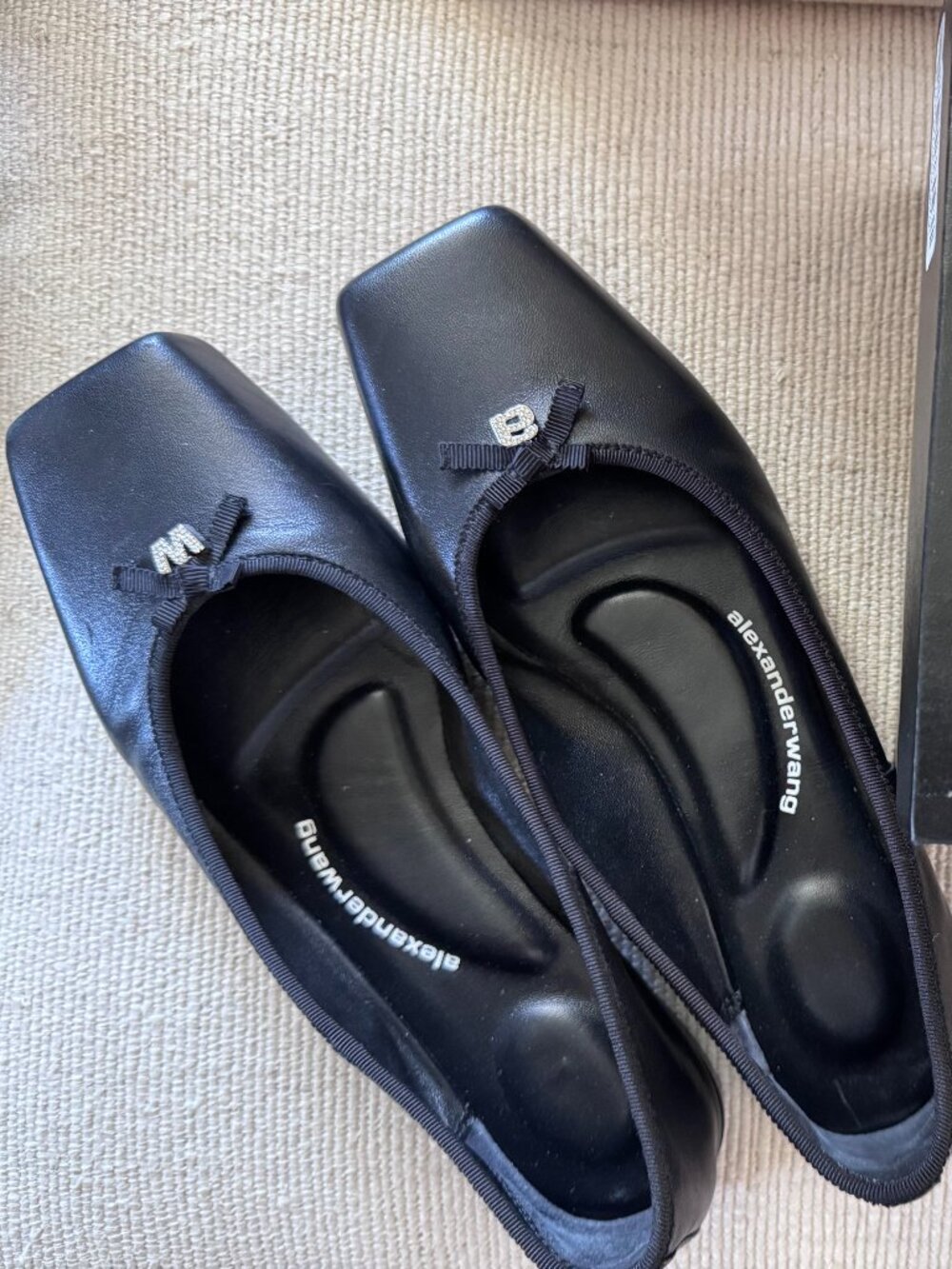 Alexander Wang Billie Flat size 38 Black